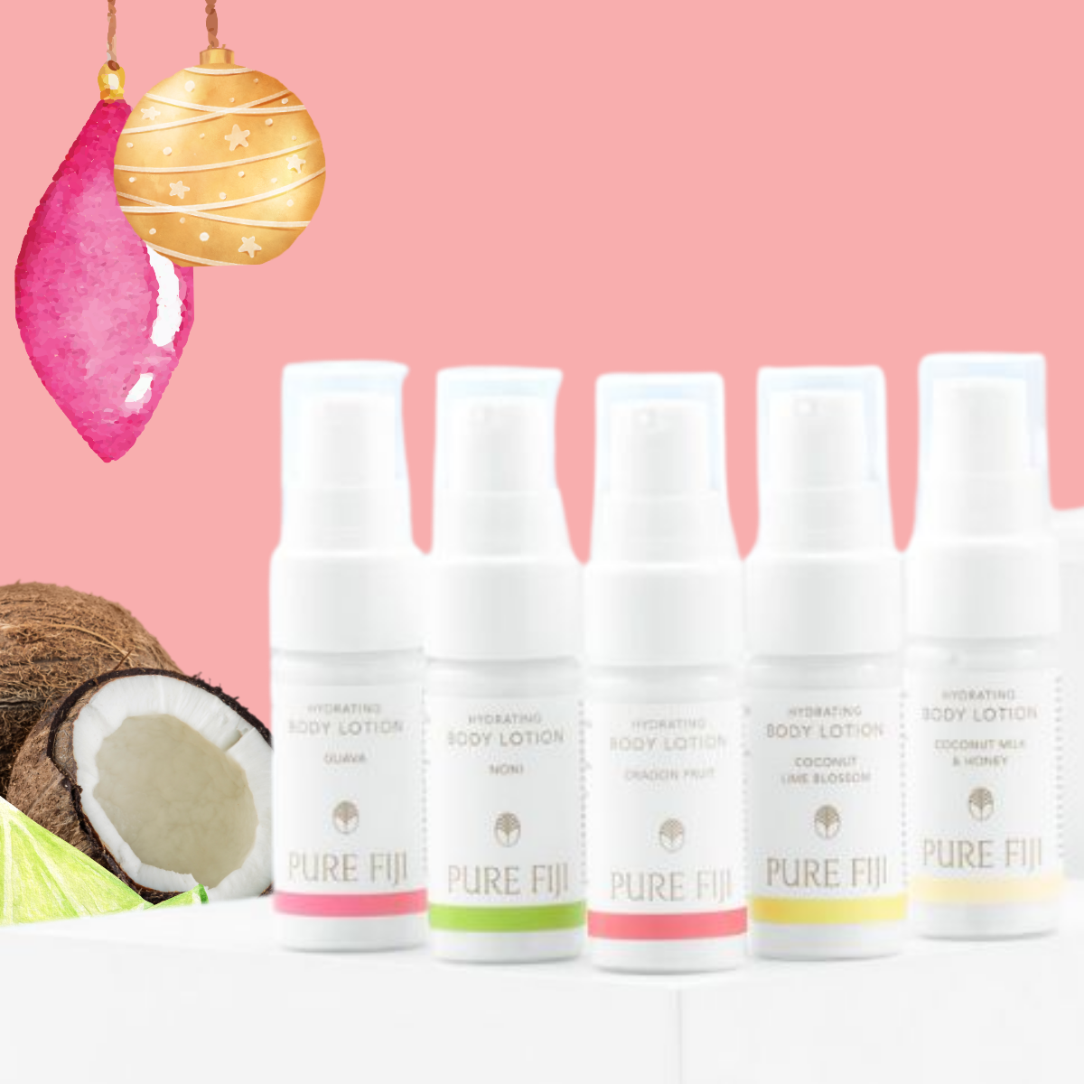 PURE FIJI STOCKIST LOLOMA LIVING LOTION COLLECTION TRAVEL SET