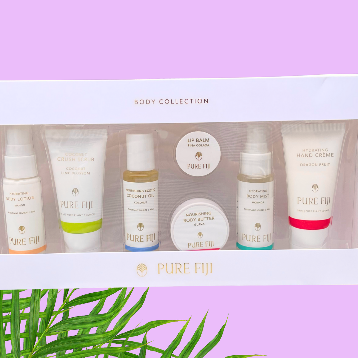 Pure Fiji Body Collection Set Christmas Collection Giftsets Assorted infusions Sampler Set. Loloma Living is a stockist of Pure Fiji and Reniu Fiji.