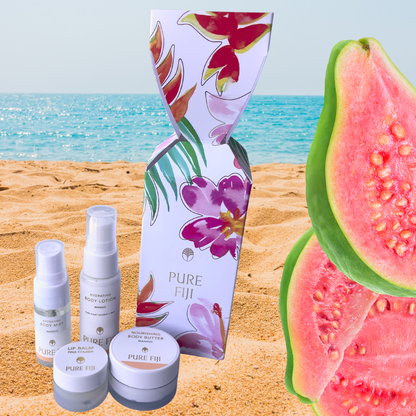 Loloma Living Stockist of Pure Fiji Christmas Cracker and Gift Sets. Tamborine Mountain Pure Fiji. Guava giftset from Pure Fiji.