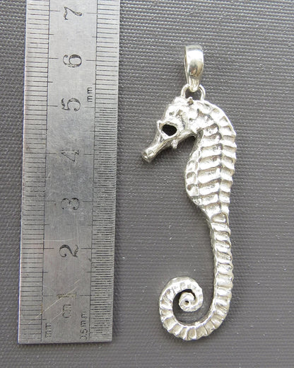Seahorse Pendant & Freshwater Pearl Necklace Sterling Silver