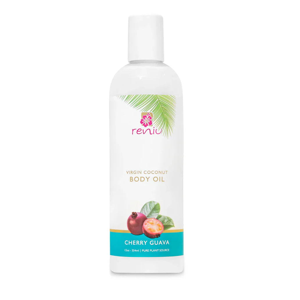 Reniu Virgin Coconut Body Oil in Cherry Guava