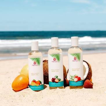 Reniu Virgin Coconut Body Oil in Cherry Guava
