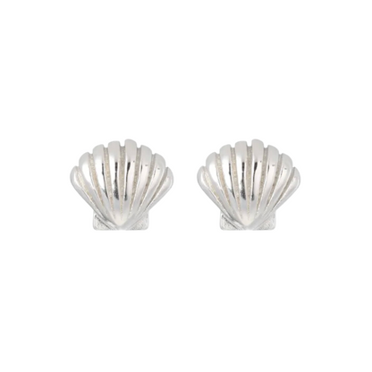 Island Lover Shell Stud Earrings Sterling Silver