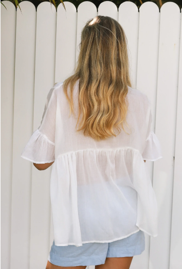 Louise Boho Daisy Blouse by Salty Palm