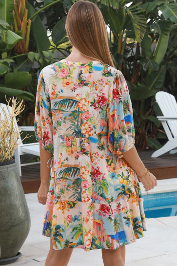 Stella Tropical Dress by Salty Palm