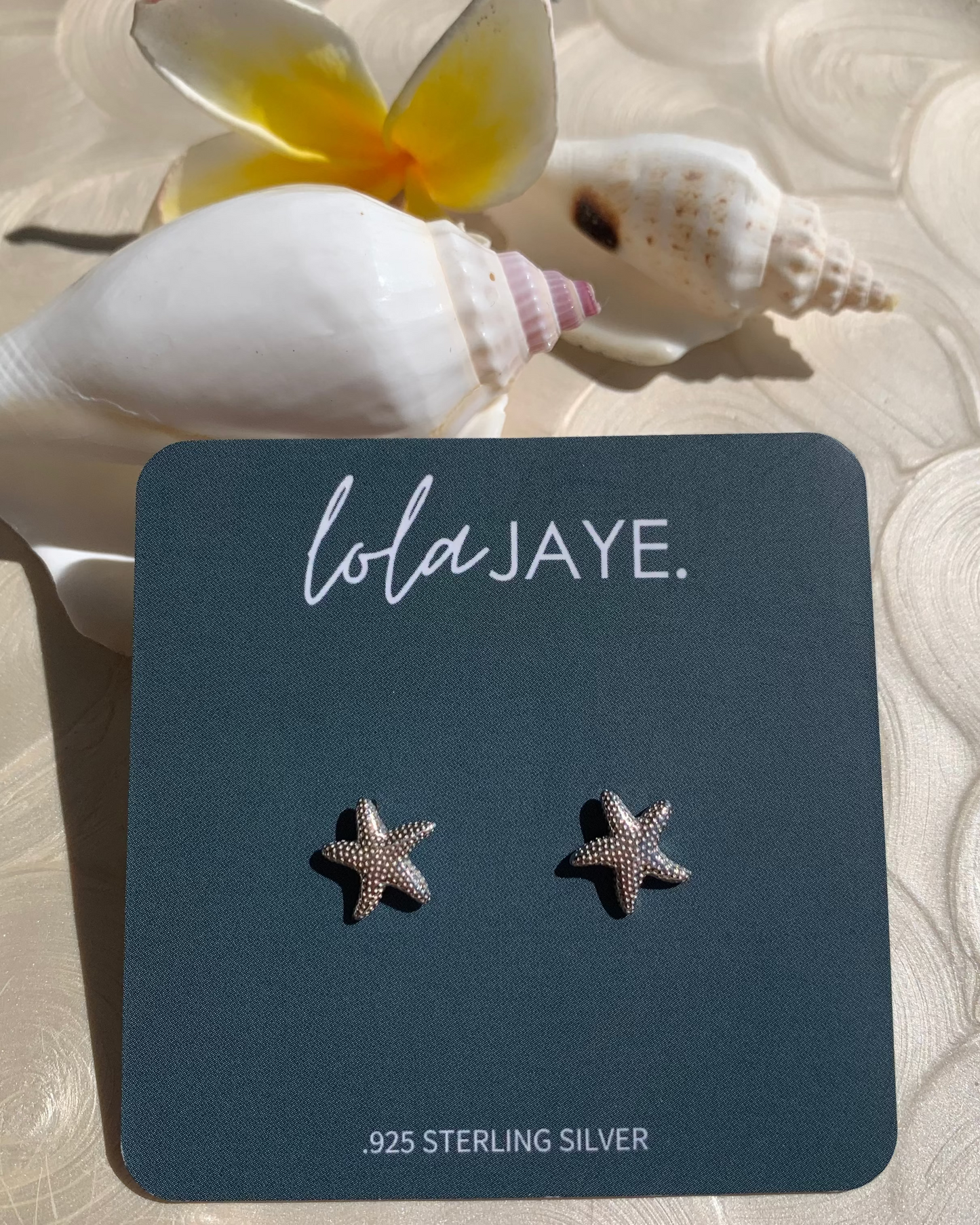 Bronte Starfish Stud Earrings Sterling Silver