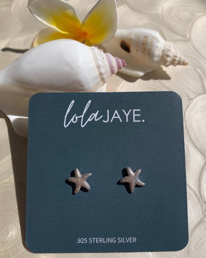 Bronte Starfish Stud Earrings Sterling Silver