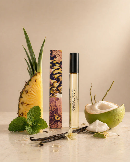 Pina Vanilla Perfumette Travel Roller by Sohum 15ml