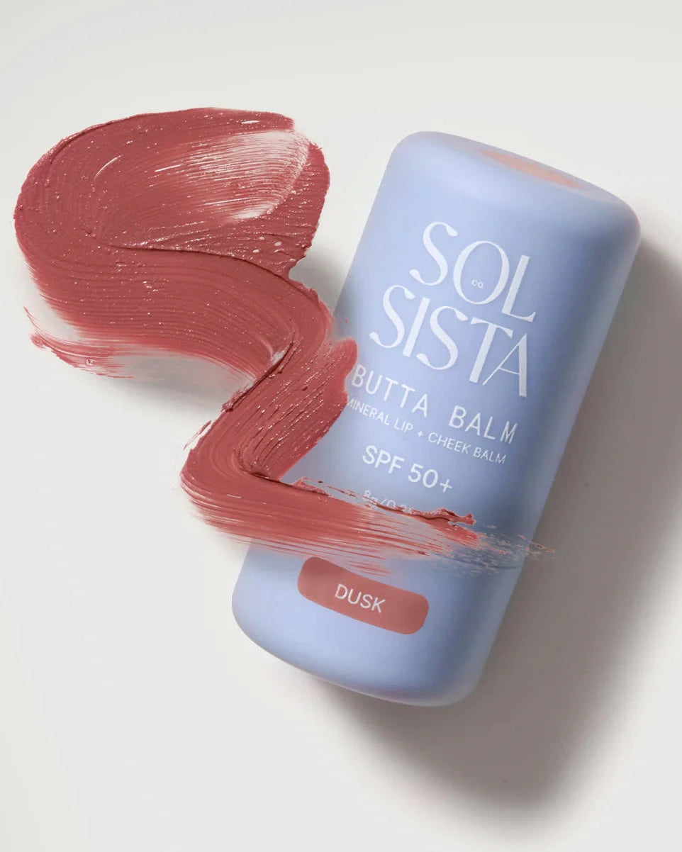 BUTTA BALM Mineral Lip & Cheek Balm SPF 50+ DUSK by Sol Sista Co