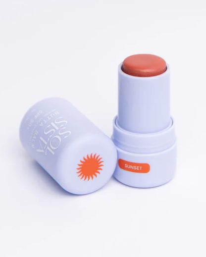 BUTTA BALM Mineral Lip & Cheek Balm SPF 50+ SUNSET by Sol Sista Co