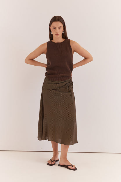 Oriana Ruched Waist Skirt