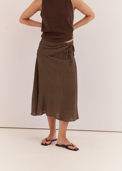 Oriana Ruched Waist Skirt
