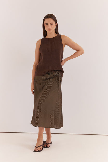 Oriana Ruched Waist Skirt