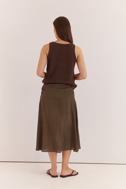 Oriana Ruched Waist Skirt