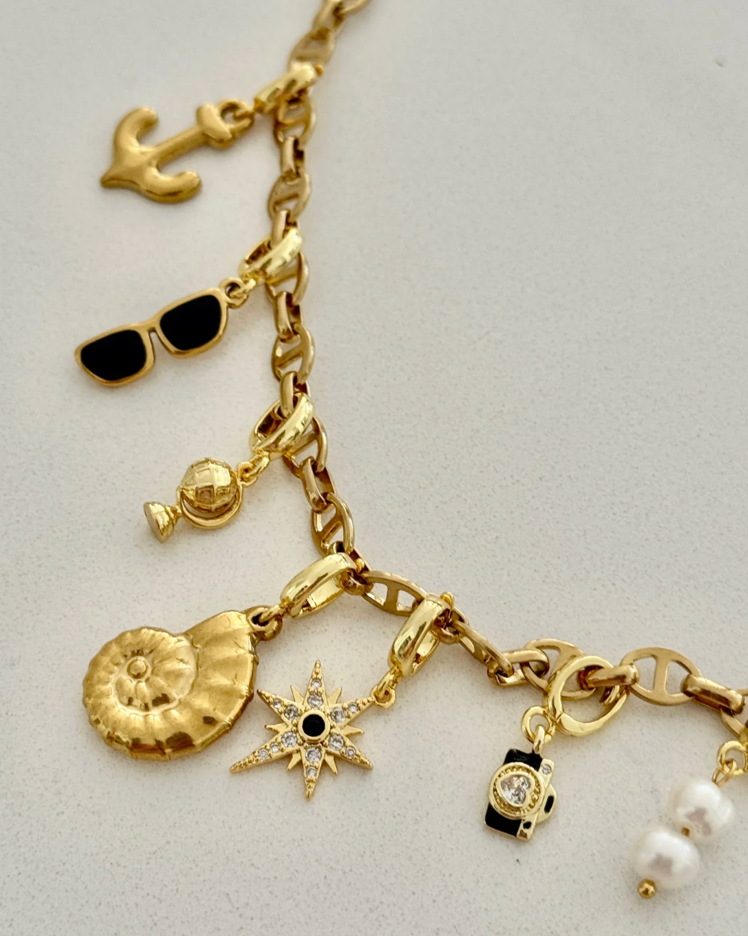 Bon Voyage Charm Necklace