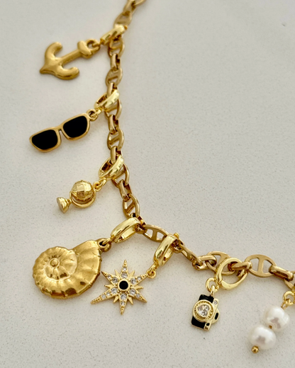 Bon Voyage Charm Necklace