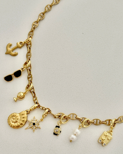 Bon Voyage Charm Necklace