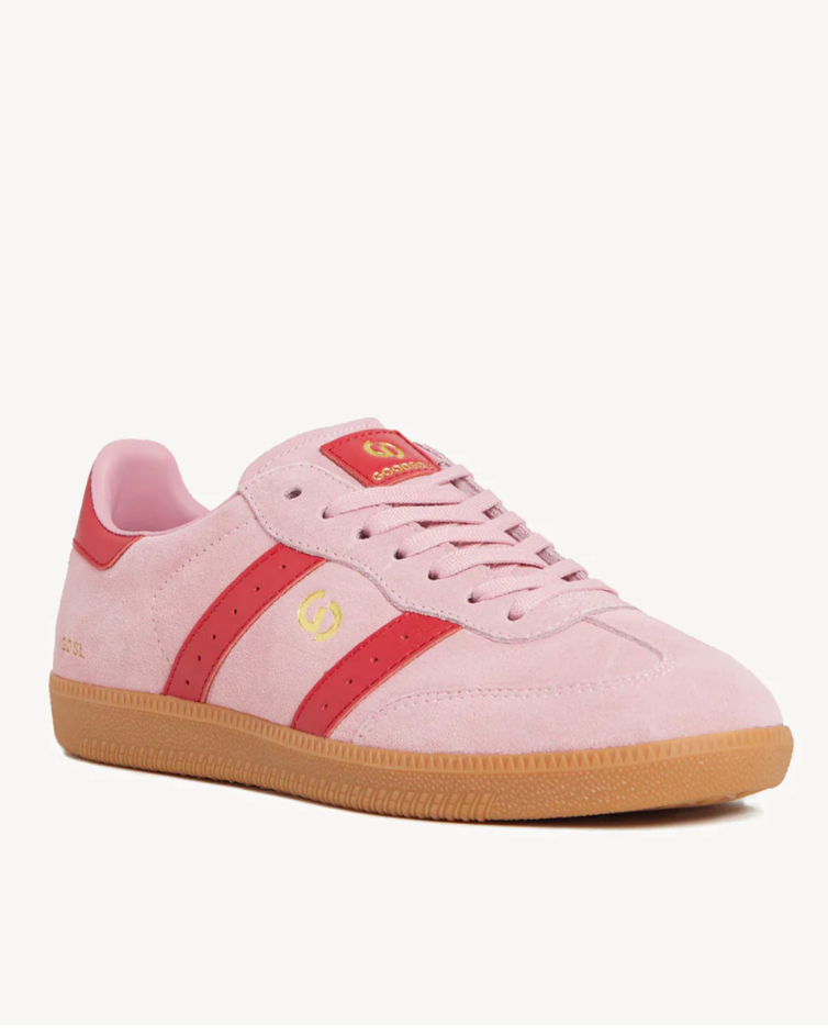 GOODSOLE 2001 Parallel Sneaker Pink/Red Suede