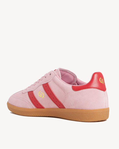 GOODSOLE 2001 Parallel Sneaker Pink/Red Suede