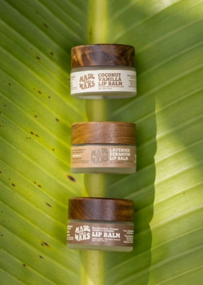 Natural Lip Balm in Coconut & Vanilla Vegan & Cruelty Free