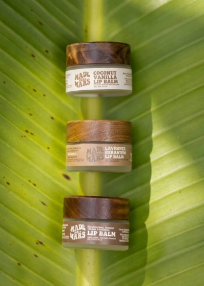 Natural Lip Balm in Pineapple & Guava Vegan & Cruelty Free