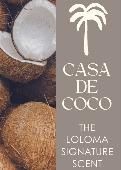 CASA DE COCO Fragrance Reed Diffuser - The Loloma Signature Scent