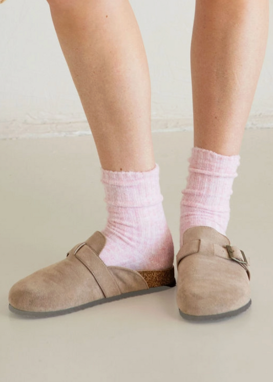 The Comfiest Socks in Blush