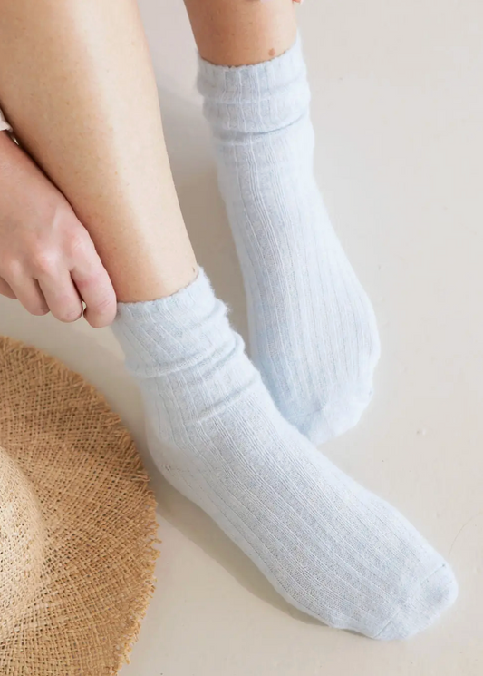 The Comfiest Socks in Blue
