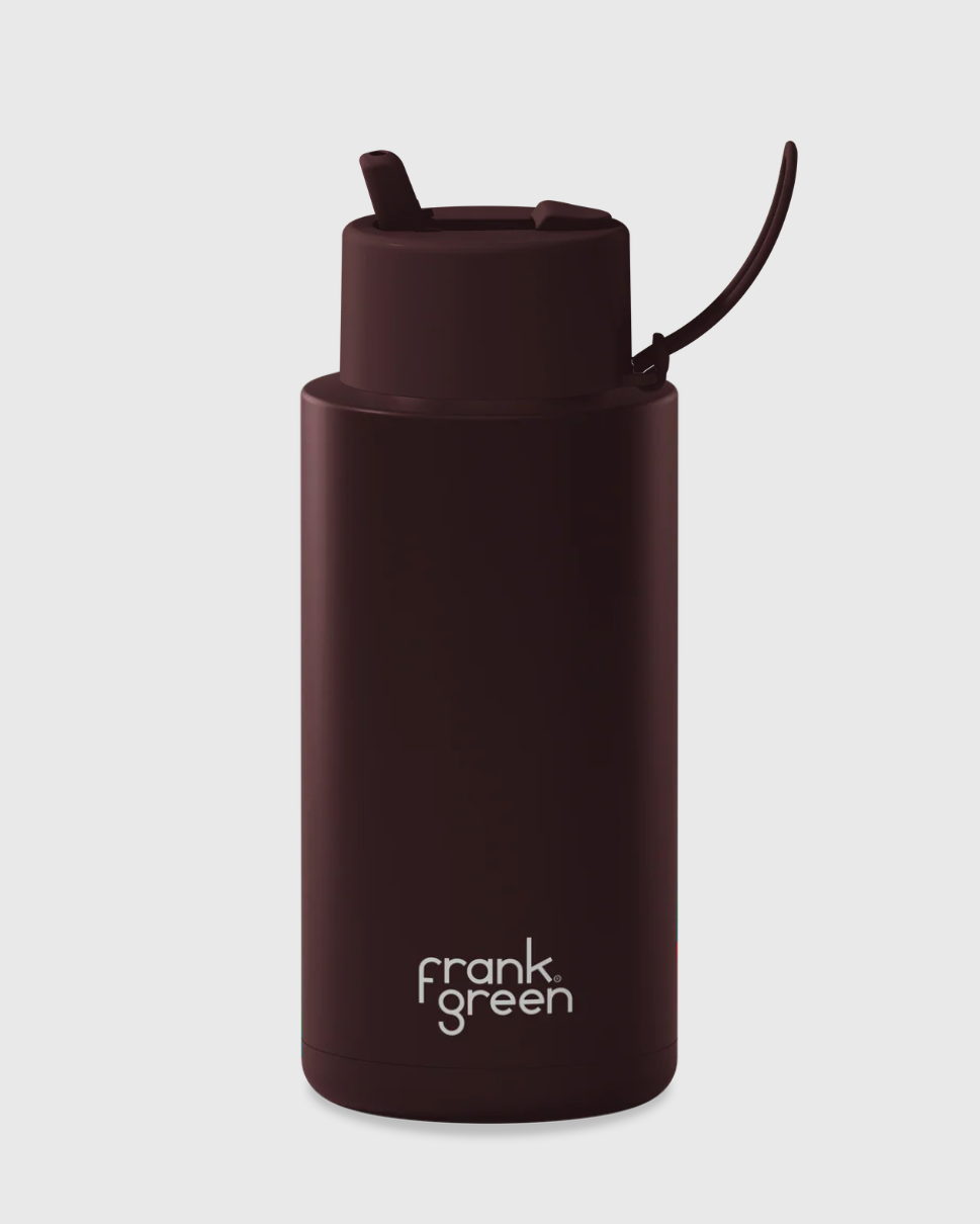 Frank Green Drink Bottle in Chocolate 1L