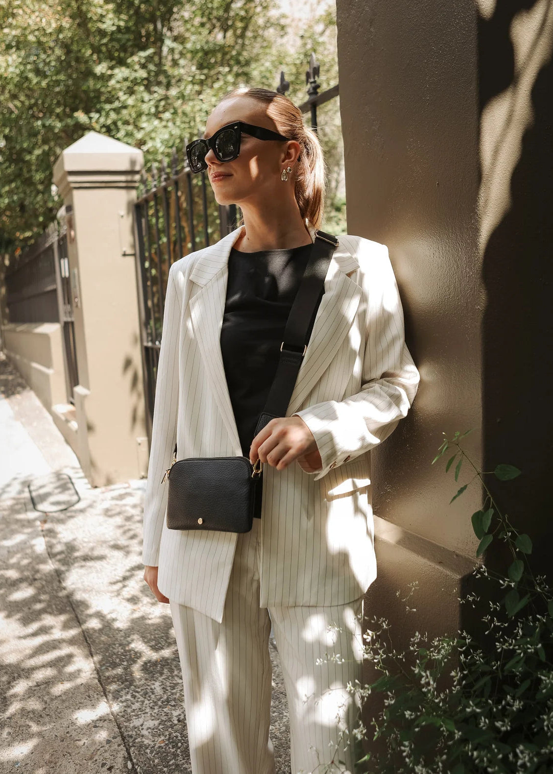 Missy Hugo Crossbody Bag in Black by Zjoosh