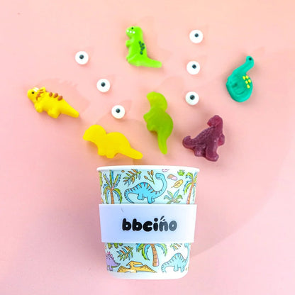 BBcino Reusable Cup: Midi SIP-A-SAURUS DINO (240mL)