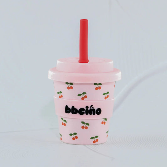 BBcino Reusable Cup: Mini CHERUB CHERRY (120mL)