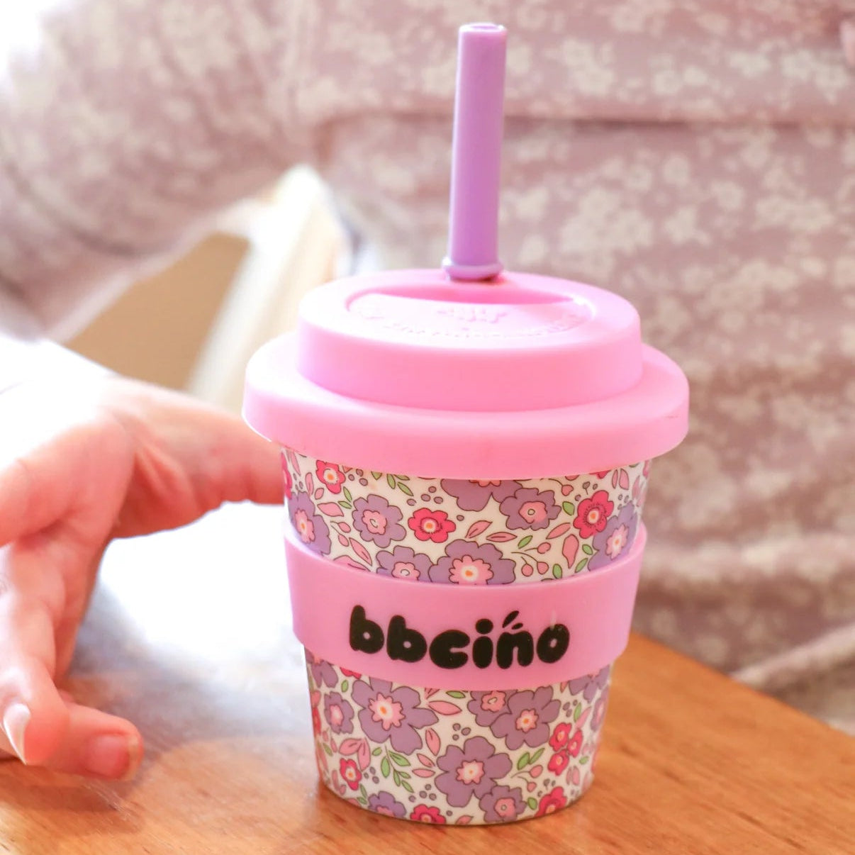 BBcino Reusable Cup: Mini BLOOM FLORAL (120mL)
