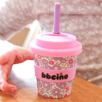 BBcino Reusable Cup: Mini BLOOM FLORAL (120mL)