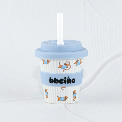 BBcino Reusable Cup: Mini DASH DOG BLUE (120mL)