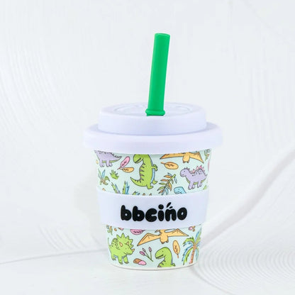 BBcino Reusable Cup: Mini SIP-A-SAURUS DINO (120mL)