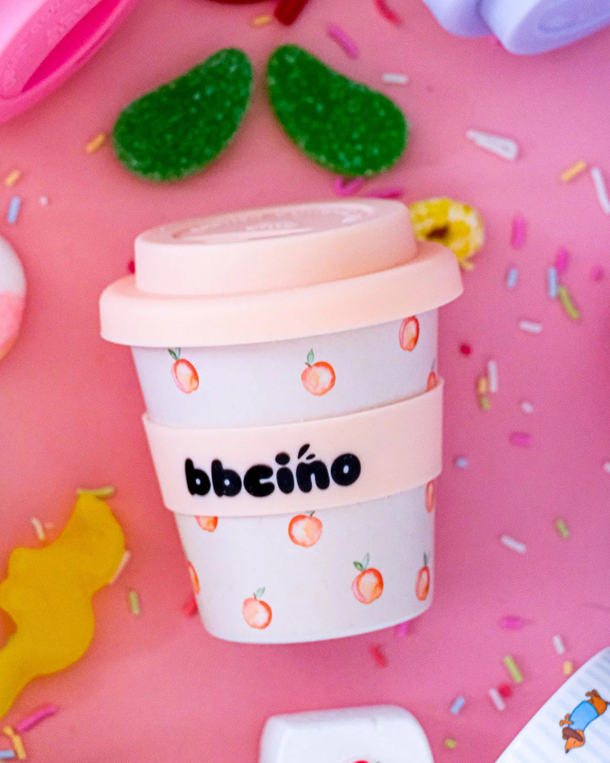 BBcino Reusable Cup: Mini PEACHY KEEN (120mL)
