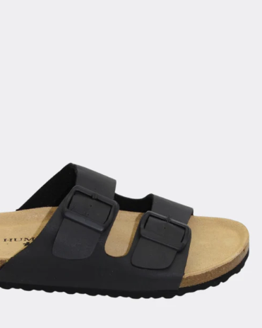 Ibiza Slides in Black