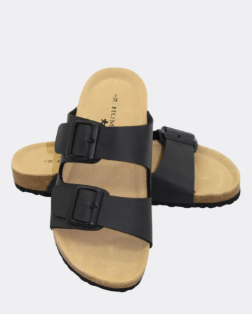 Ibiza Slides in Black