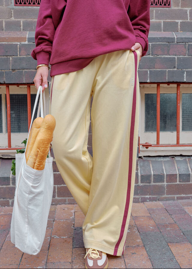 GiGi Track Pant in Butter by Ceres Life