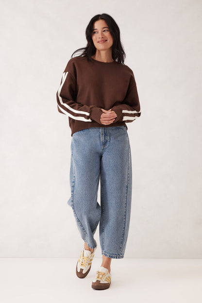 Sasha Sporty Slouchy Crew by Ceres Life