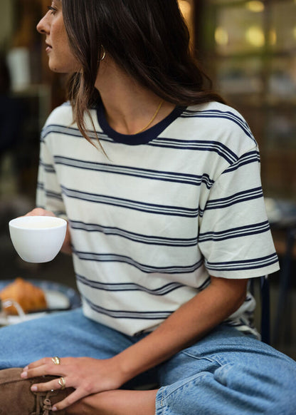Stevie Stripe Tee by Ceres Life
