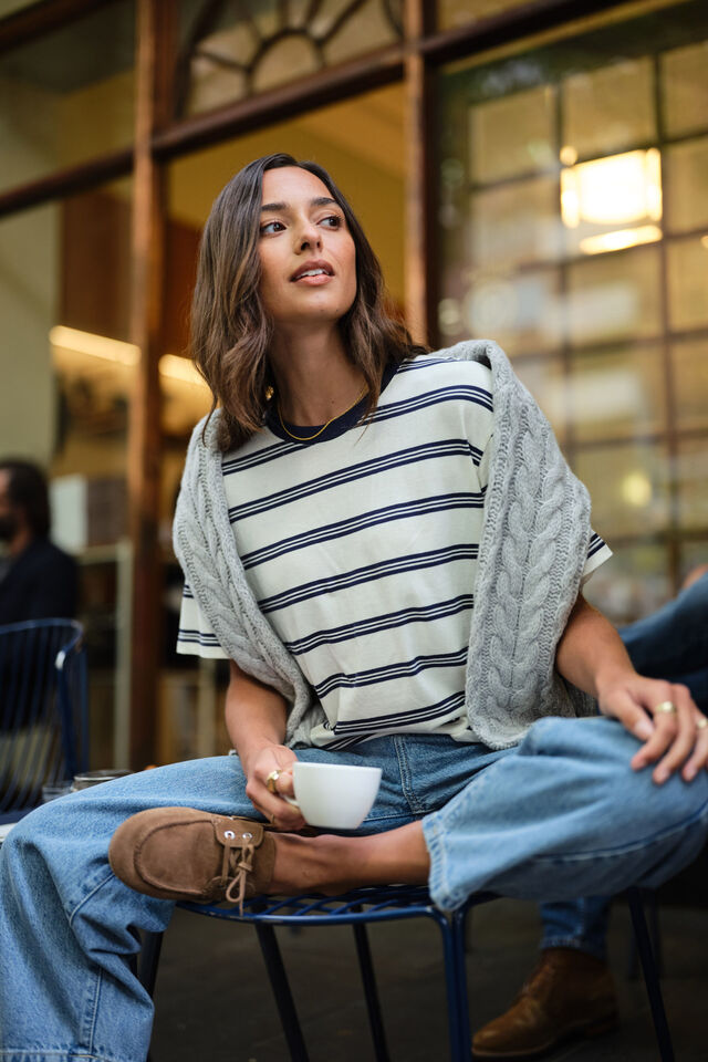 Stevie Stripe Tee by Ceres Life