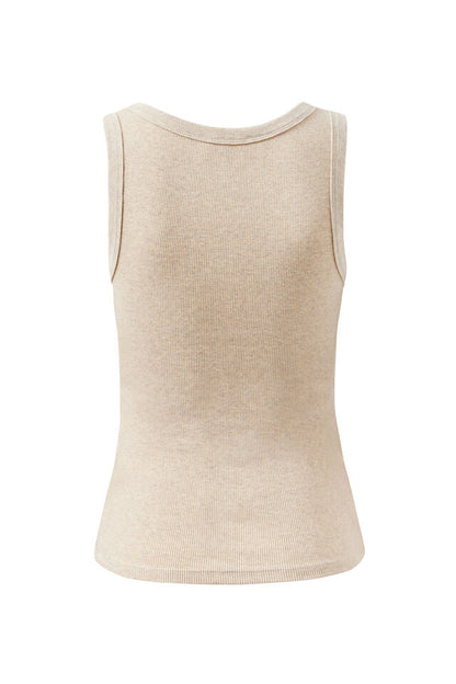Zoe Tank in Oat by Ceres Life