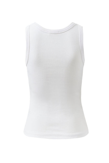 Zoe Tank in White by Ceres Life