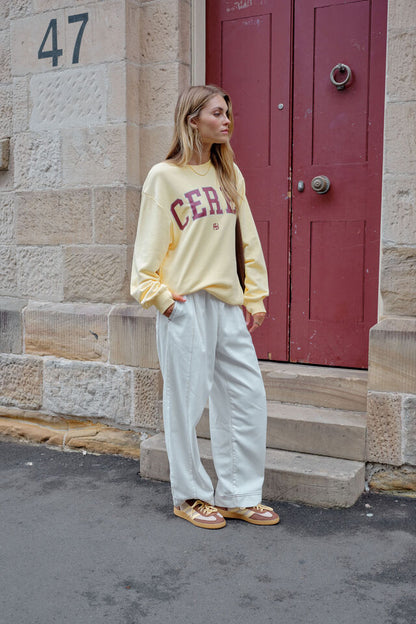 Isla Oversize Sweater in Butter by Ceres Life