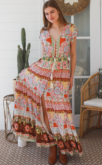 Jenny Maxi Dress by Dreamcatcher