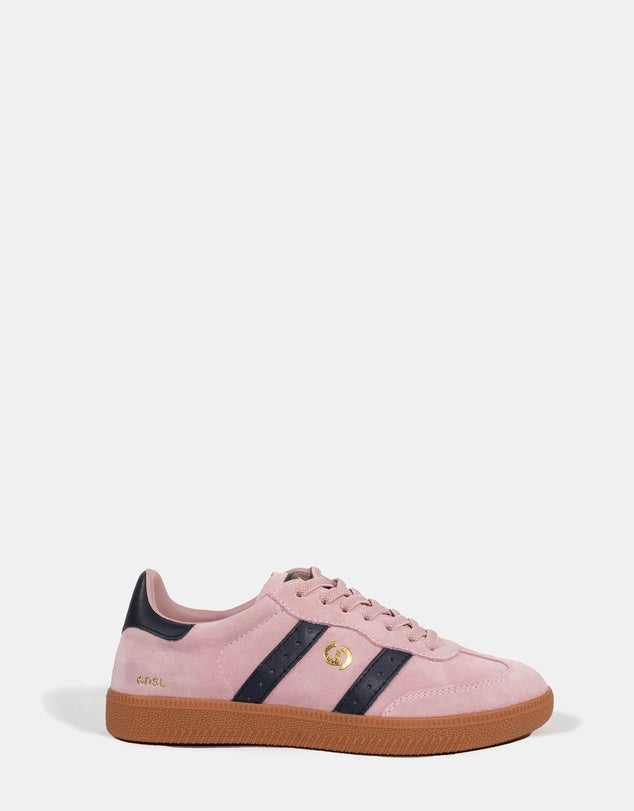 GOODSOLE 2001 Parallel Sneaker Pink/Navy Suede