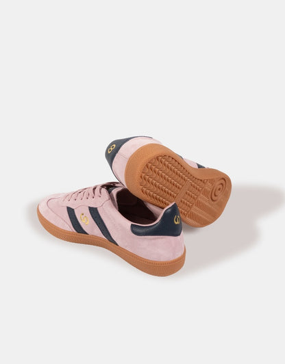 GOODSOLE 2001 Parallel Sneaker Pink/Navy Suede