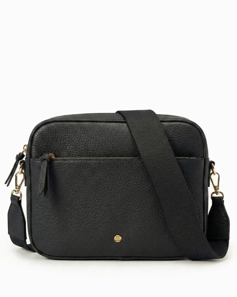 Leah Crossbody in Black by Zjoosh